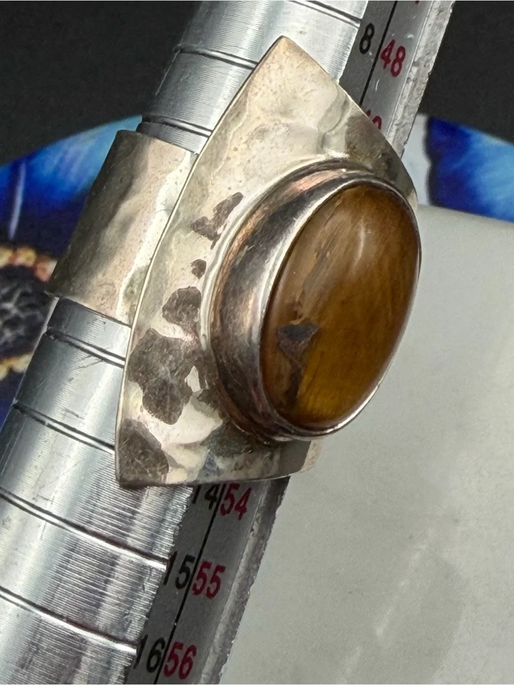 Vintage Plateria Los Ballesteros 925 Mexico Ring Size 6.25 eagle Assay #S76